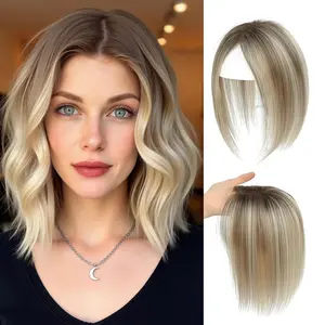 Human Hair Topper for Women with Thinning Hair – Real 100% Clip In Hair Topper with Baby Hair, Full Coverage for Wide Part & Gray Hair, Lightweight Natural Daily Wear Hair Piece, 10 Inch-8*11cm/12*13cm |   Yetta Beauty   hair extensions wig 