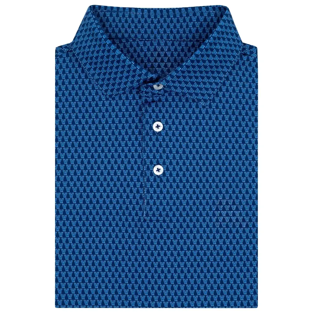 The Villanova Wildcats Men's Short Sleeve Collegiate Polo, Polo 3D Golf Unisex, Polo 3D Style Polo Unisex