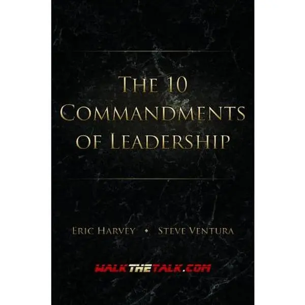 USED Book - The 10 Commandments of Leadership by Eric Harvey (Paperback) - english