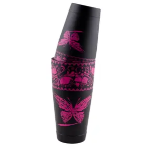 BarConic® Butterfly Weighted Bar Utensil Set - 18oz and 28oz Tins for Cocktails