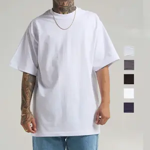 Men's Max Heavyweight Short Sleeve T Shirts Shaka Wear Plain Crewneck T Shirt Heavyweight Casual Cotton Tee Hip Hop Harem Basic