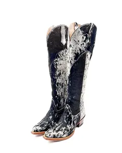 Cowboy Boot Cowhide Tall Snip