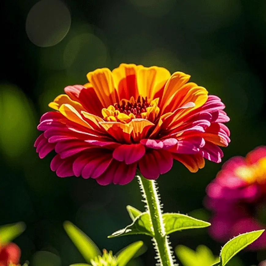 200pcsMixed Heirloom Wildflower Garden Seeds Assortment: Zinnia, Gaillardia, Chrysanthemum Coronarium, Mirabilis Jalapa, Statice, Knapweed - Ideal for Yards, Patios, Balconies, and Office Spaces