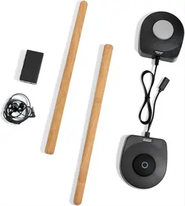 Electronic Drum Set PocketDrum2MAX, Air Drum Sticks & Pedals & BluetoothAdapter, Play Drum Anywhere Anytime, 8Tones and USB Midi Teens Adult Drummer Gift(Earphone Included)
