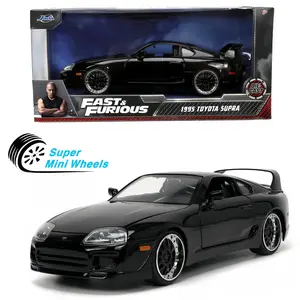 Jada 1:24 Fast & Furious 1995 Toyota Supra Black #33380