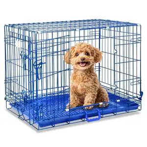 30" Collapsible Blue Dog Crate BLU30