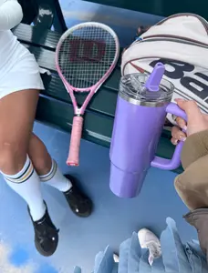 Stan Limited Edition X LOVESHACKFANCY 40 OZ H2.0 Tumblerwith Handle, Double Walled Vacuum Insulated Stainless Steel Water Bottle for Outdoor Camping Mug Cup Drinkware Portable Lid  Reusable Washable  Flasks Bottled