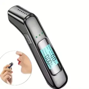 Portable Digital Breathalyzer - Fast and Accurate Alcohol Tester, with LCD Display, USB Charging, Compact Design, Suitable for On-the-Go Use, 300mAh Battery Capacity