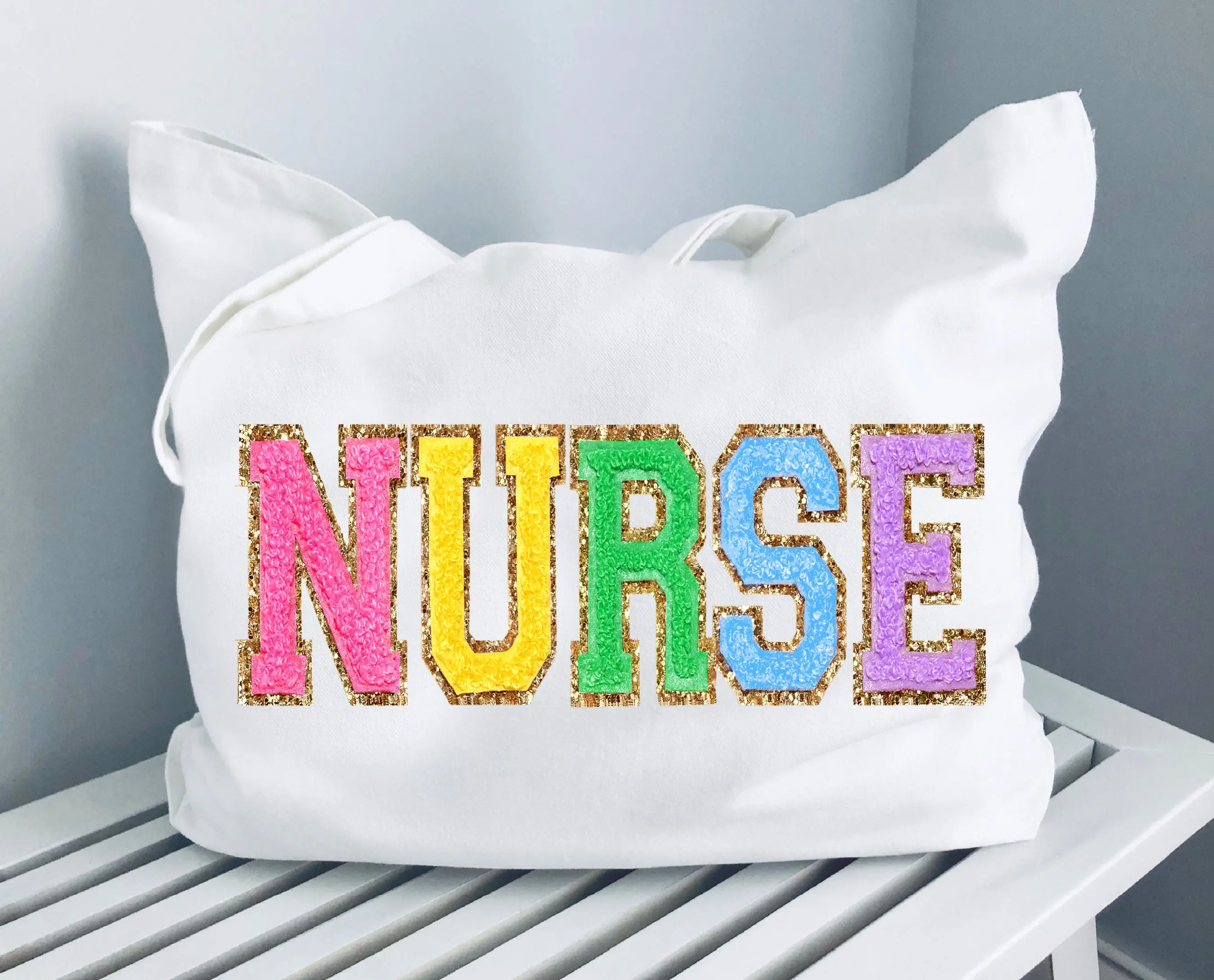 NURSE Tote Bag, Nurse Gift for Nurse Gift for School Nurse Bag, Personalized NURSE Graduation Gifts Nurse Graduation Gift