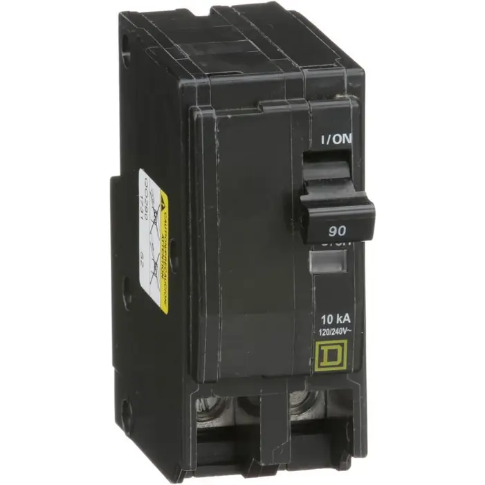 Square D QO QO290CP Genuine OEM Part UL Listed 90A Double-Pole Circuit Breaker, Residential & Light Commercial, Plug-In Install