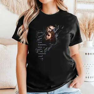 Y2k Twilight Saga Cast Tee Shirt Edward Jacob BellaSuperior Cotton T-Shirt