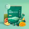 Nello Supergreens Premium Superfood Greens Drink Mix w/Chlorella, Moringa, Spinach & Broccoli + Digestive Enzymes & Probiotic Blend -Nutrient-Packed Powder Wellness