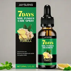 JAYSUING 7-Day Nail Fungus Treatment Ginger Foot Spray & Nail Fungus Serum - Nail Strengthener Oil with Cosmetic Nourishing Essence | Plant-Based Treatment for Onychomycosis, Weak Nails & Bathroom Care Essentials Outdoorfun dealsforyoudays