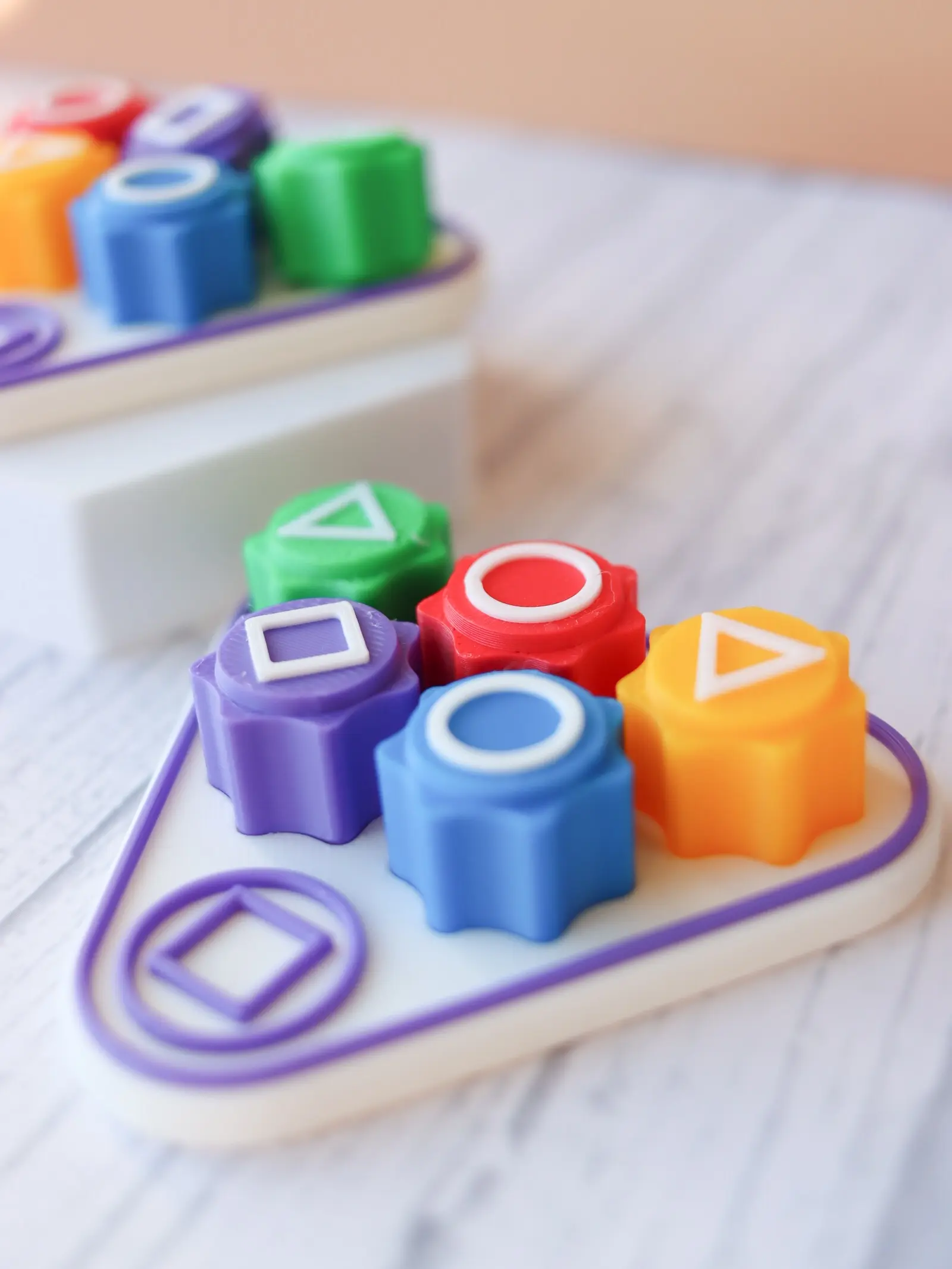 3D Printed - Gonggi Set Game Game Figurine