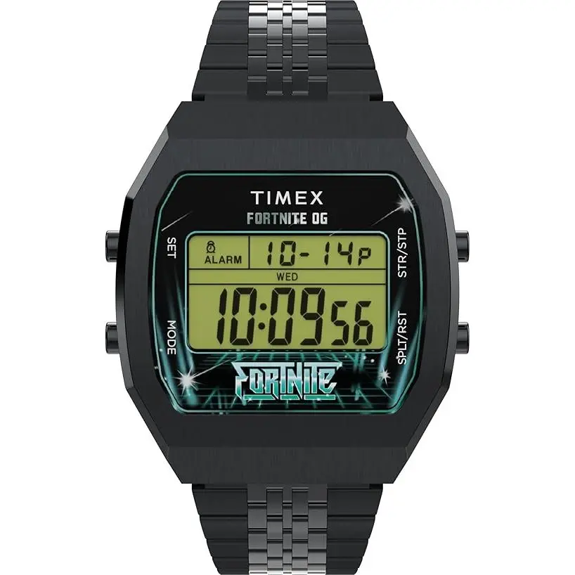 Timex X Fortnite T80 Quartz Digital Mens Watch TW2Y46000