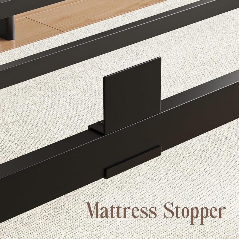 XUKIL Twin Bed Frames, 14 Inch Heavy Duty Metal Bed Frame Twin Size,No Box Spring Needed/No Shaking/Noise Free/Easy Assembly,Apartment Furniture