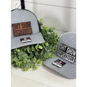 Adult Shit Show Supervisor Patch Snapback Hat