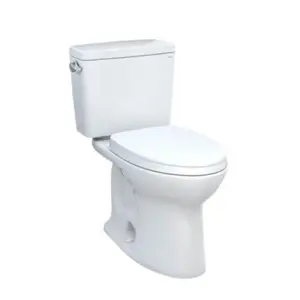212 MAIN MS776124CEFG.10-01 10 in. Elongated 2-Piece Drake Toilet, 1.28 GPF, Cefiontect Washlet Plus, Left-Hand Lever, Modern Design