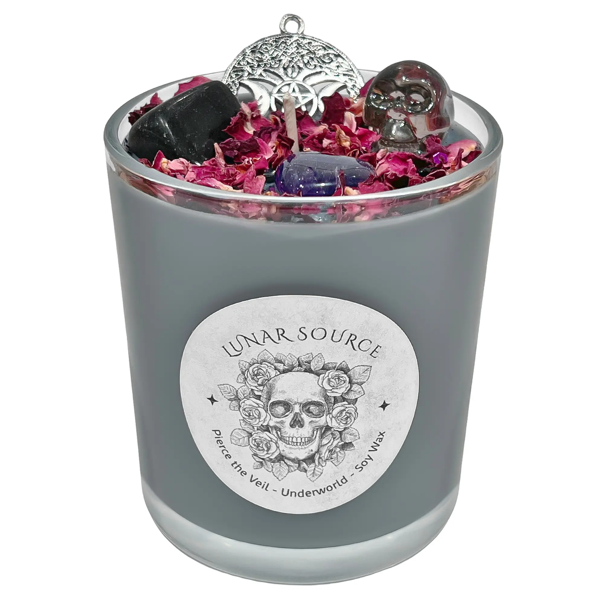 Thinning of the Veil Queen of Underworld Candle | Persephone Hades Offering Intention Pagan Witchcraft Magickal Pomegranate Cider Ritual Altar Tool Crystal Deity Gift