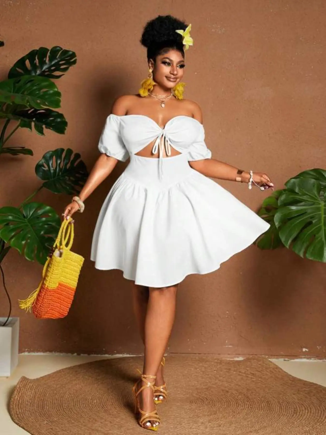 plus size short white dress graduation - TikTok Shop plus size short white dress graduation - TikTok Shop