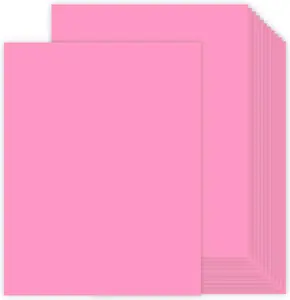 30 Sheets Pink Cardstock 8.5 x 11 Inches, 67lb/180 gsm  Colored Card Stock Paper for  Card Making DIY Craft Party Decorations School Student Supplies (Pink)