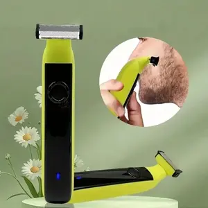 1  Men's Shaver, Rechargeable Multi-Functional Dry/Wet Electric Shaver, Long Battery Life, Compact & Portable Design, Double-Sided Blade Electric Razor for Home & Travel, Perfect Holiday Gift