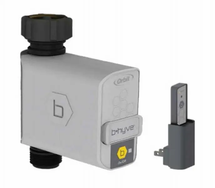 Orbit Irrigation Products 229220 212 MAIN B-Hyve Smart Hose Faucet Sprinkler Timer - High Quality Materials, Mesh Network, Easy Setup, Boost Signal Strength, Control with Android or Web App, Garden Water Timers, None