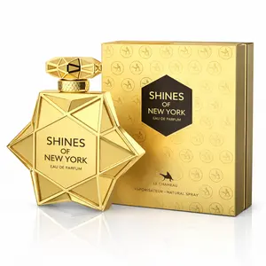 Unisex EDP Fragrance - Shines of New York Scent with Agarwood Oud, Musk Rose Notes and Tonka Base