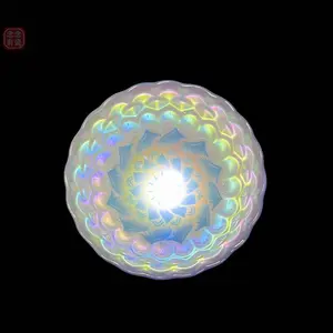 Purely handmade colorful white shells with lotus base and high-temperature fired master cup, large teacup and tea set kiln masterpiece