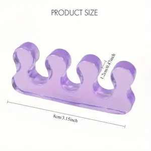 [Pedicure Toe Dividers for Spacing] Gel Toe Separators for Nail Polish - Pedicure Toe Dividers for Finger Tools - Perfect for Spacing Toenails and Enhancing Nail Polish Application