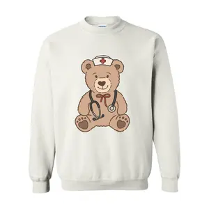 Nurse Teddy Bear Crewneck
