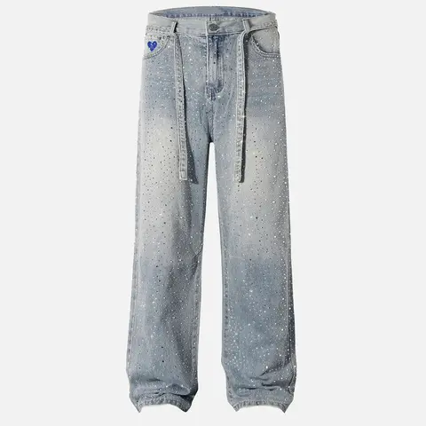 Aelfric Eden Rhinestone Baggy Jeans