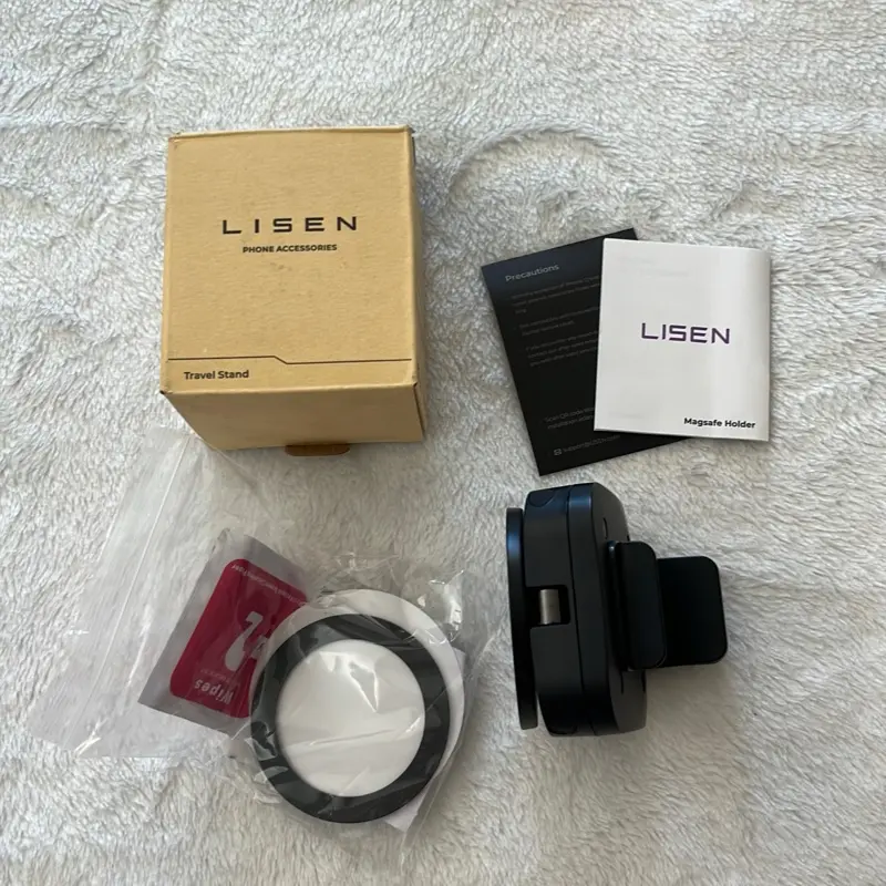 Lisen Phone Accessories Travel Stand & Megapole Holder for Any Surface Universal Cellphone Support