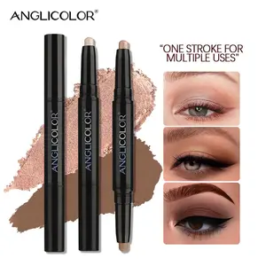 Double-ended glitter eyeshadow stick, 1 piece/set Long-lasting glitter eyeshadow stick, high color rendering