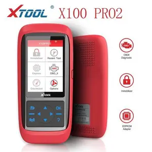 XTOOL X100 Pro2 Auto Key Programmer with EEPROM Adapter - IMMO Service & OBDII Diagnostic Tool for European American Asian & Chinese Vehicles