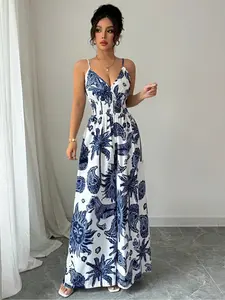 Elegant Women's Italian Spaghetti Noodle Strap Fitted Woven Dress with Twist Waist Design, Stylish Sleeveless Summer, Perfect for Evening Parties & Casual Wear