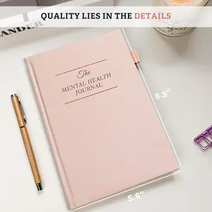 Mental Health Journal for Women and Men: 91-Day Guided Self-Care Journal with Mood & Habit Tracker