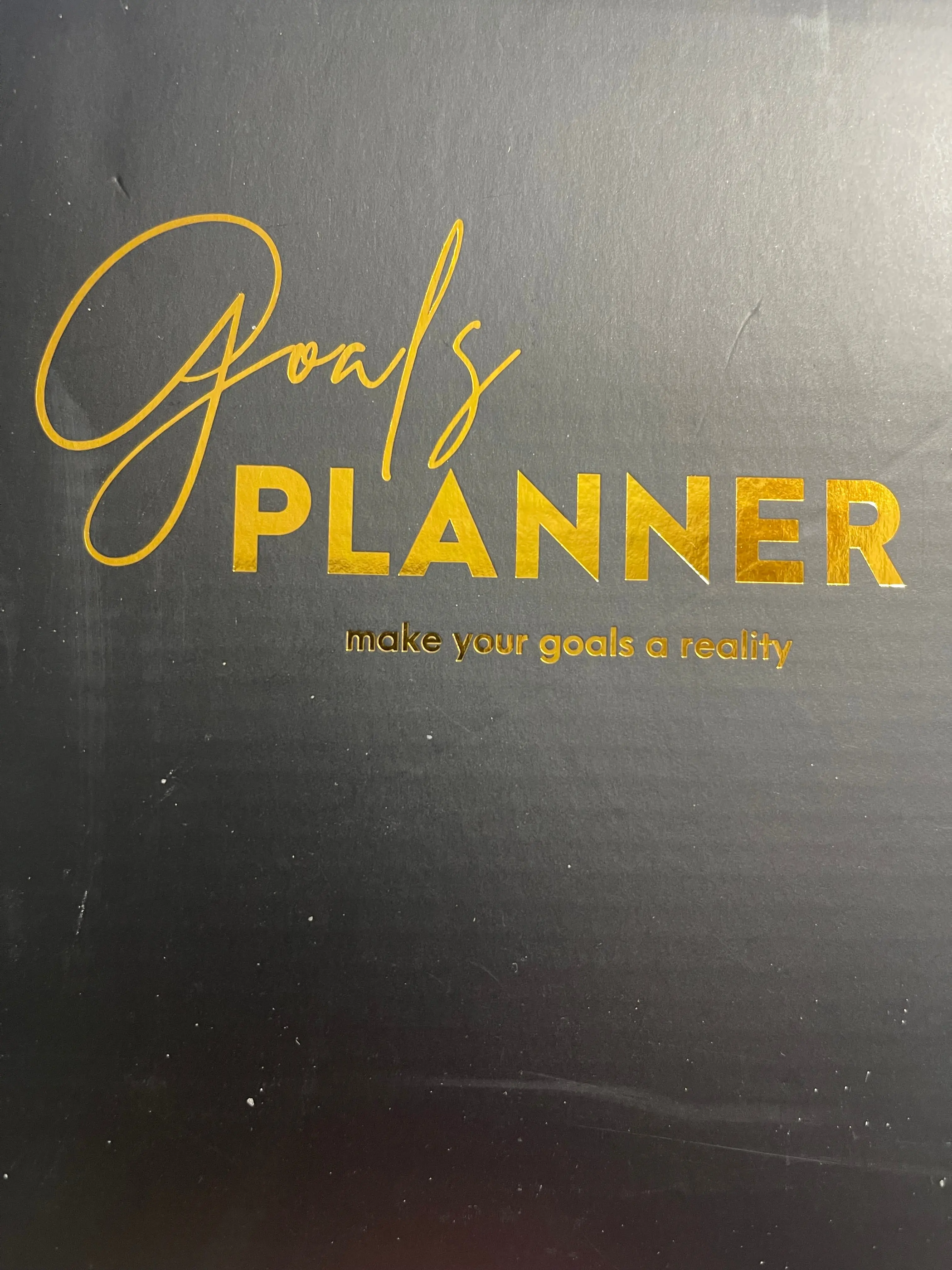 Box Goal Journal - Gold Planner for Achieving Your Goals with Step-by-Step Milestone Tracking - Make Your Goals a Reality