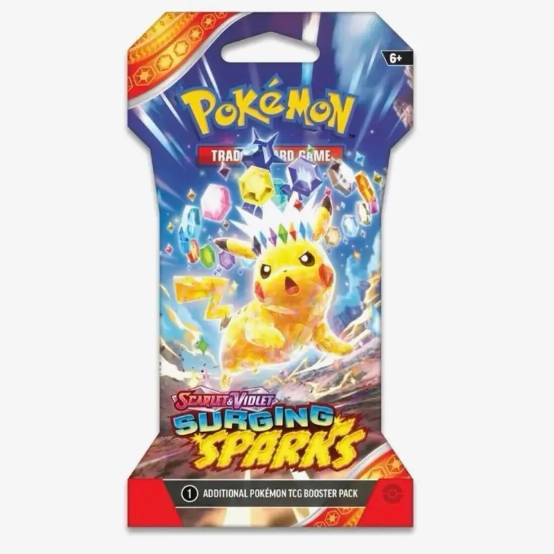 Surging Sparks Sleeved Booster Pack Trading Cards