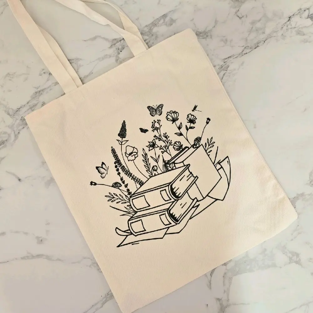 Bookish Canvas Tote Bag