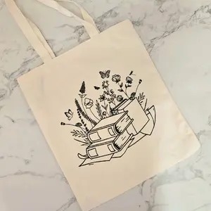 Bookish Canvas Tote Bag