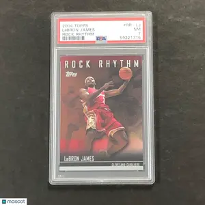 2004 Topps #RR-LJ Lebron James PSA 7 NM Rock Rhythm