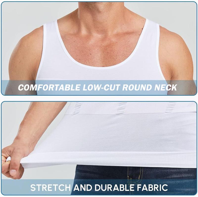 3/2/1 PACK Mens Body Shaper Tummy Vest Compression Shirts Menswear Male Compression Shirt Tank Top Shapewear Workout Tighten Abdomen Undershirt Athletic Compression Under Base Layer Sport Tank Top 3/2/1 PACK Mens Body Shaper Tummy Vest Compression Shirts Menswear Male Compression Shirt Tank Top Shapewear Workout Tighten Abdomen Undershirt Athletic Compression Under Base Layer Sport Tank Top