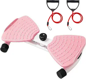 Full Workout Twist Board with Resistance Bands, Compact Home Gym Fitness Equipment