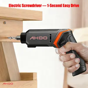 AKOO Cordless Home-Use Small Screwdriver Mini Hand Drill for Screws Compact & Convenient Portable Tool for Home Maintenance