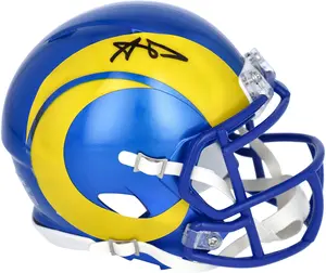 Aaron Donald Los Angeles Rams Autographed Riddell Speed Mini Helmet - Fanatics Authentic Certified
