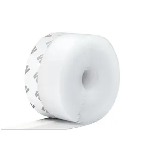 16.4 Ft Door Weather Stripping, 1.38 in Width, Weather Stripping Door Draft Stopper, Adhesive Seal Strip, Anti-Draft Insulation Tape