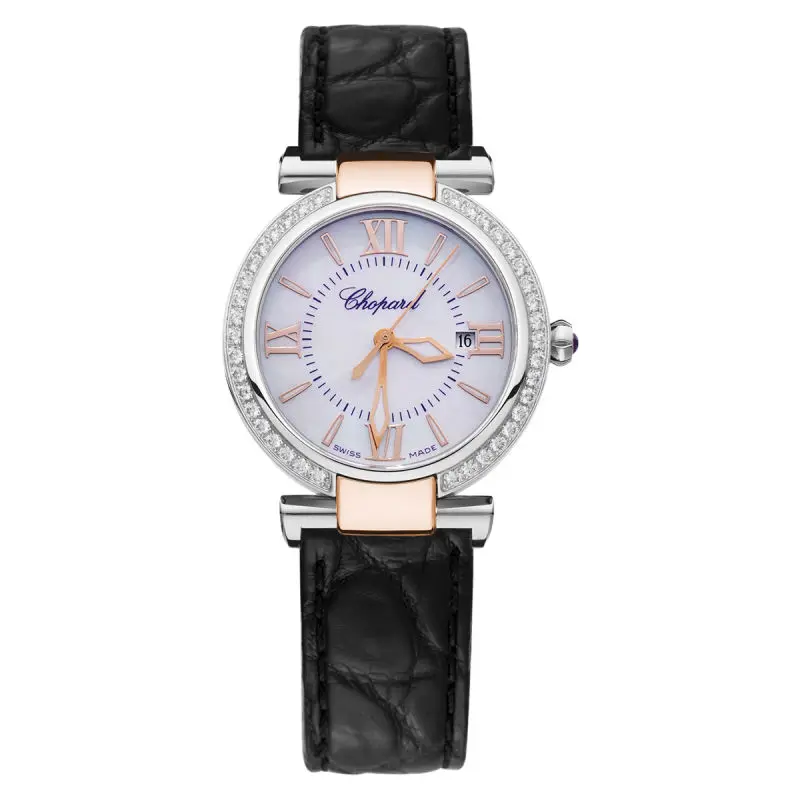 Chopard Imperiale Collection 388541-6003 Quartz 28mm Stainless Steel Factory Diamond Mother of Pearl Dial Watch WHP041520