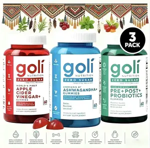 Daily Pick-Me-Up Zero Sugar Gummies | 3-in-1 Probiotic & ACV Formula with Ashwagandha & Essential Vitamins