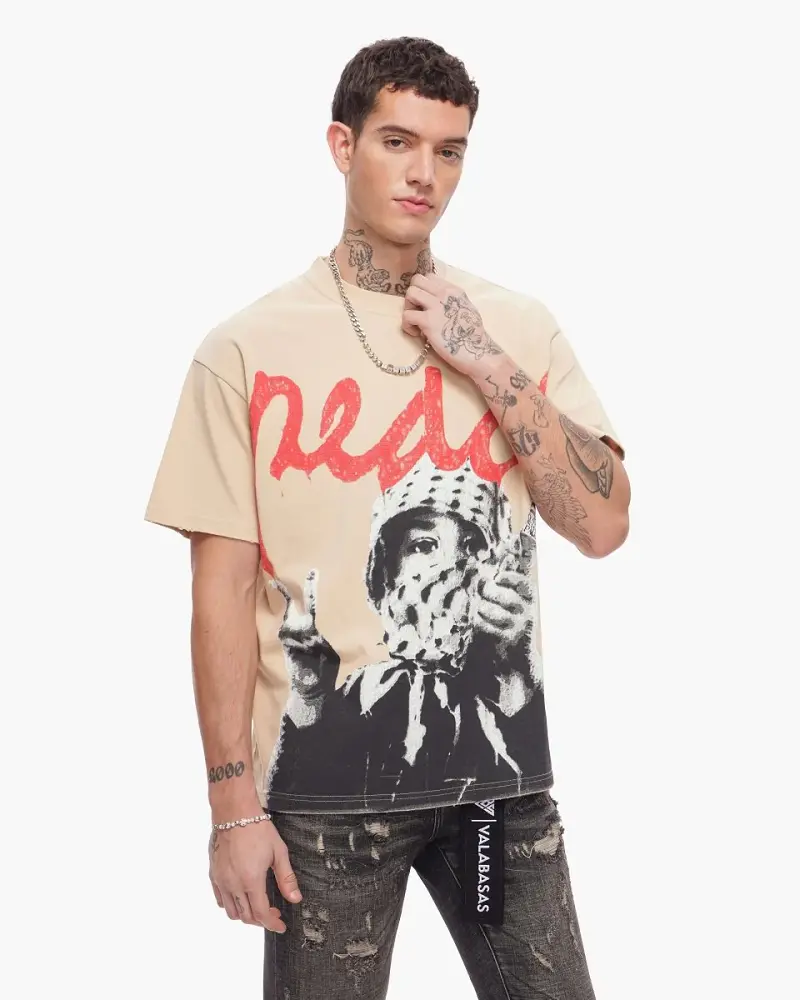 VALABASAS VLBS-VT1-1105 PEACE/PURGE TEE